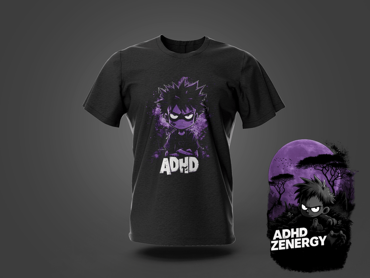 ADHD Zenergy: Anime Streetwear Collection - RMA APPAREL - Roclla Media Apparel Store