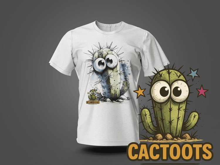 Cactoots: Spiky & Cute Graphic Apparel - RMA APPAREL - Roclla Media Apparel Store