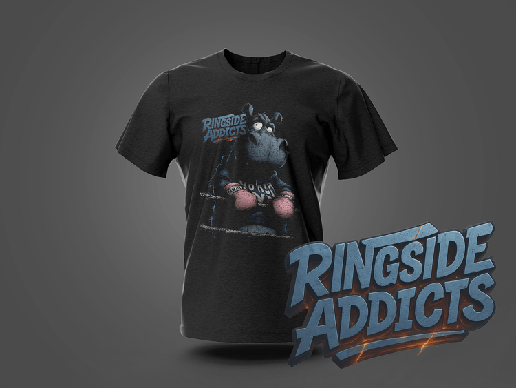 Ringside Addicts: Boxing Culture Character Apparel - RMA APPAREL - Roclla Media Apparel Store