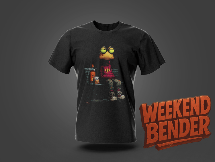 Weekend Bender: Lazy Legends & Party-Mode Apparel - RMA APPAREL - Roclla Media Apparel Store