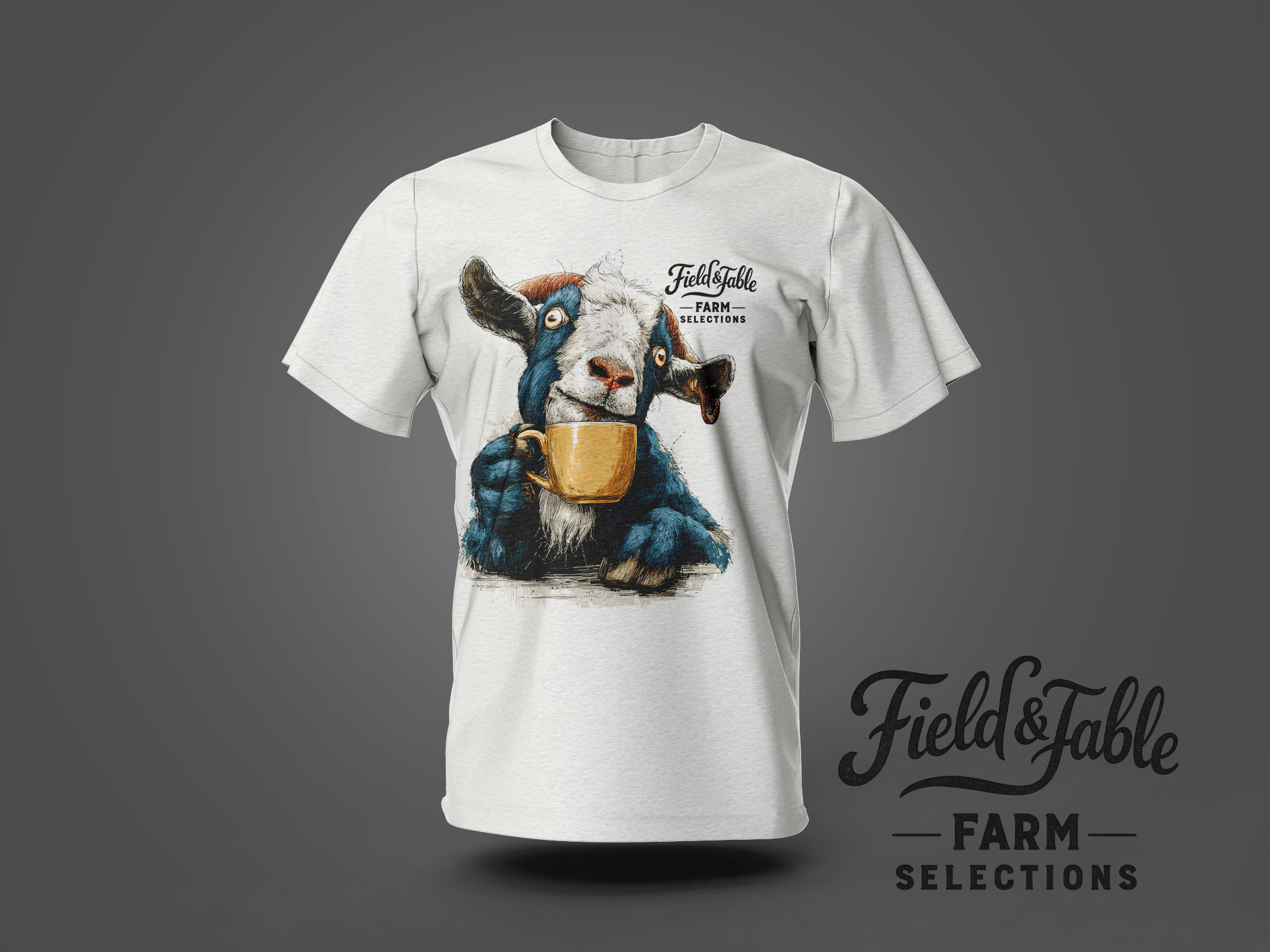 RMA Apparel custom field and fable t-shirt