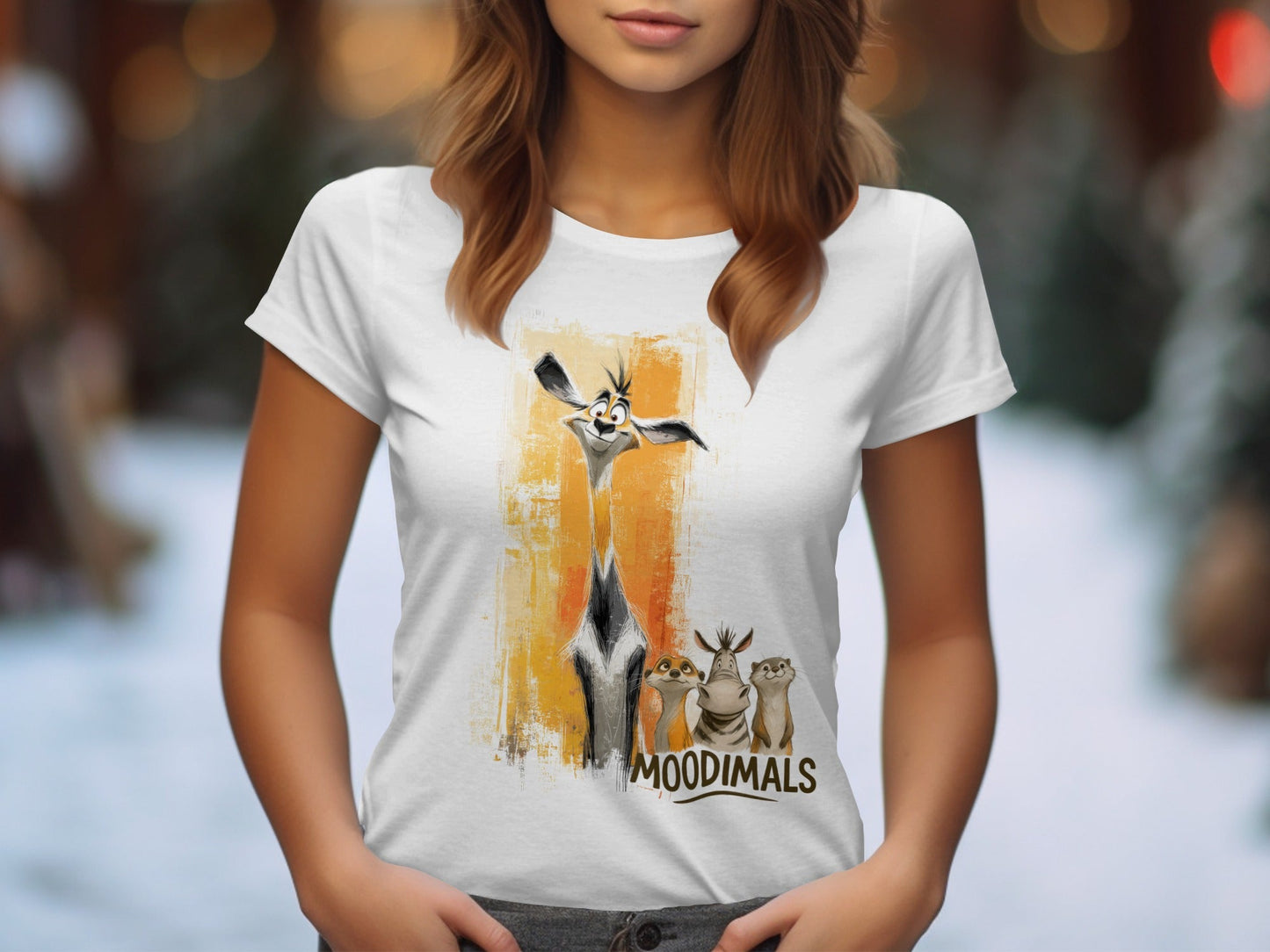 RMA APPAREL Animals T-Shirt, S - 5XL, Wildlife Tees, Zoo Animal Lover Gift - Moodimals Unisex T-Shirt - RMA APPAREL - Roclla Media Apparel Store