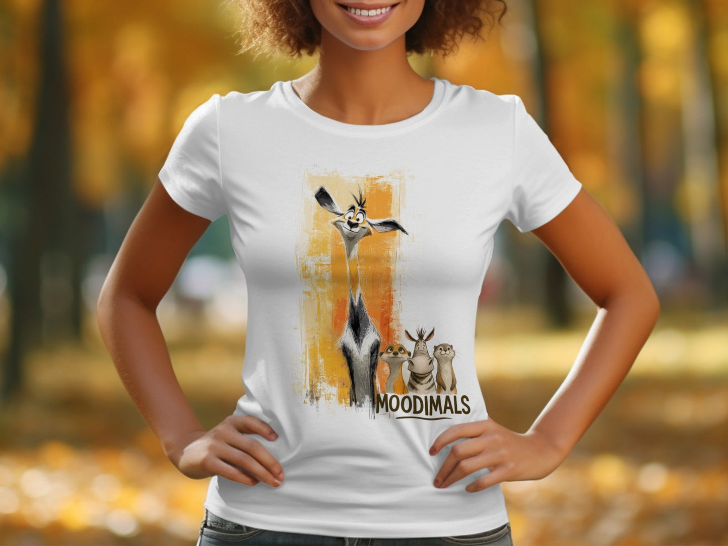 RMA APPAREL Animals T-Shirt, S - 5XL, Wildlife Tees, Zoo Animal Lover Gift - Moodimals Unisex T-Shirt - RMA APPAREL - Roclla Media Apparel Store