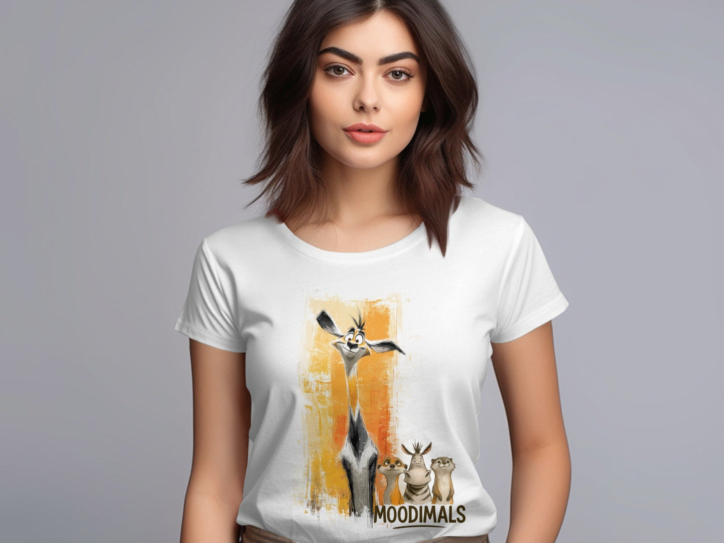 RMA APPAREL Animals T-Shirt, S - 5XL, Wildlife Tees, Zoo Animal Lover Gift - Moodimals Unisex T-Shirt - RMA APPAREL - Roclla Media Apparel Store