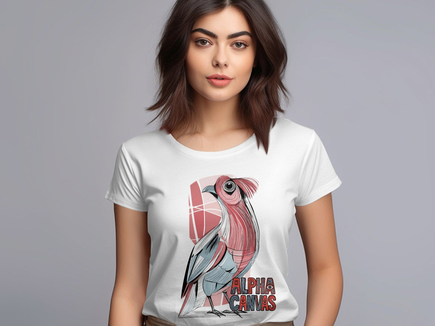 RMA APPAREL Artistic Cockatoo Wildlife Illustration T-Shirt - DFTW - White T-Shirt - RMA APPAREL - Roclla Media Apparel Store