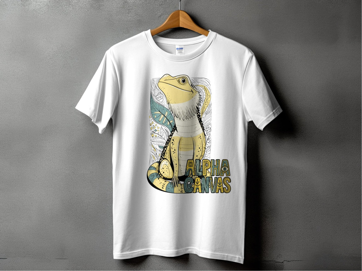 RMA APPAREL Bearded Dragon Graphic Unisex T-Shirt Sizes S - 5XL - DFTW - White T-Shirt - RMA APPAREL - Roclla Media Apparel Store