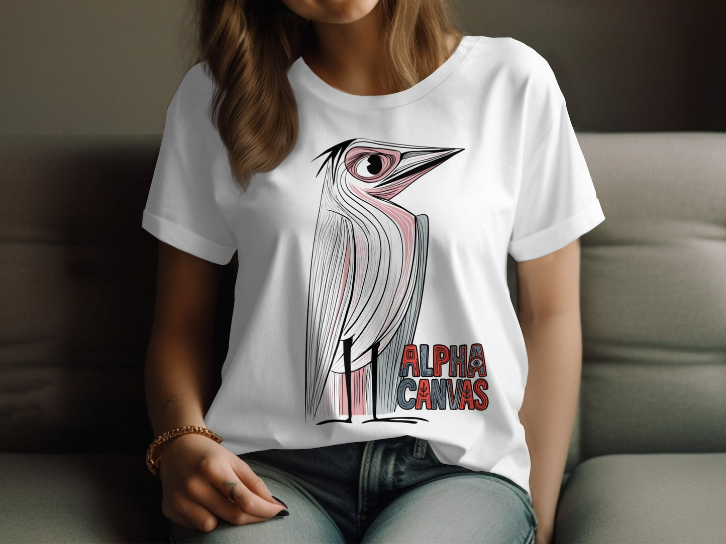 RMA APPAREL Bird Silhouette Sizes S to 5XL Unisex T-Shirt - DFTW - White T-Shirt - RMA APPAREL - Roclla Media Apparel Store