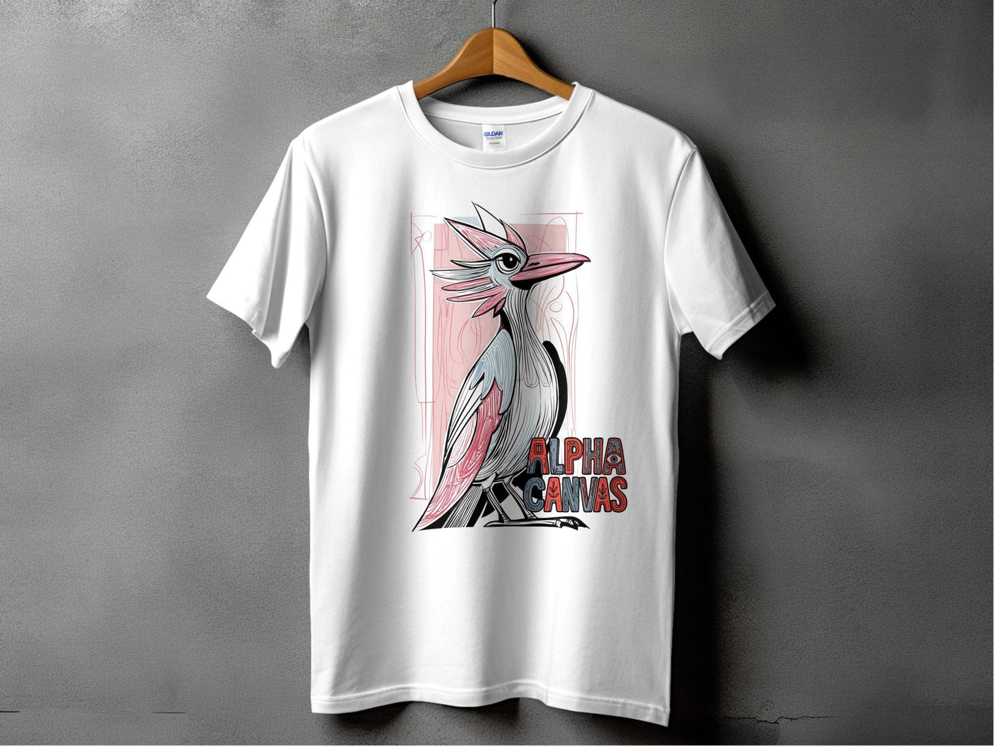 RMA APPAREL Cartoon Bird Graphic Mens Unisex T-Shirt - DFTW - White T-Shirt - RMA APPAREL - Roclla Media Apparel Store