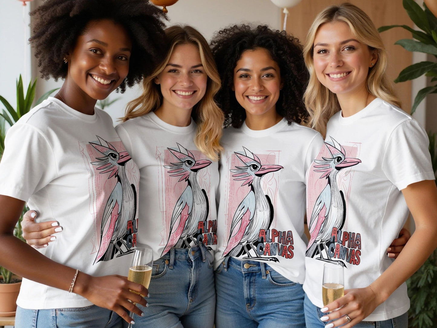 RMA APPAREL Cartoon Bird Graphic Mens Unisex T-Shirt - DFTW - White T-Shirt - RMA APPAREL - Roclla Media Apparel Store