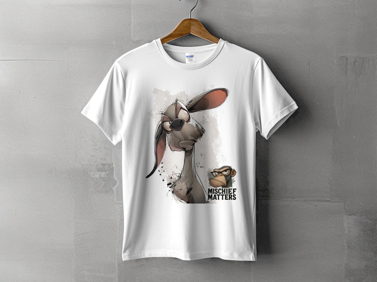 RMA APPAREL Cartoon Dog T-Shirt S - 5XL, Unique Dog Tee, Funny Dog Shirt - Mischief Matters White T-shirt - RMA APPAREL - Roclla Media Apparel Store