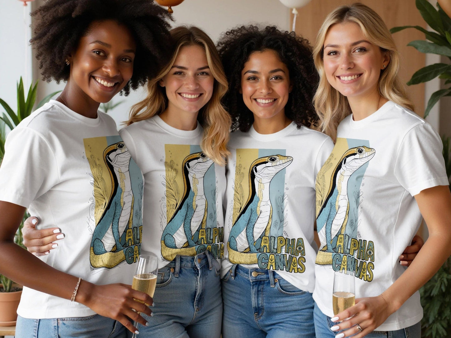 RMA APPAREL Colorful Skink Wildlife Unisex T-Shirt Sizes S - 5XL - DFTW - White T-Shirt - RMA APPAREL - Roclla Media Apparel Store