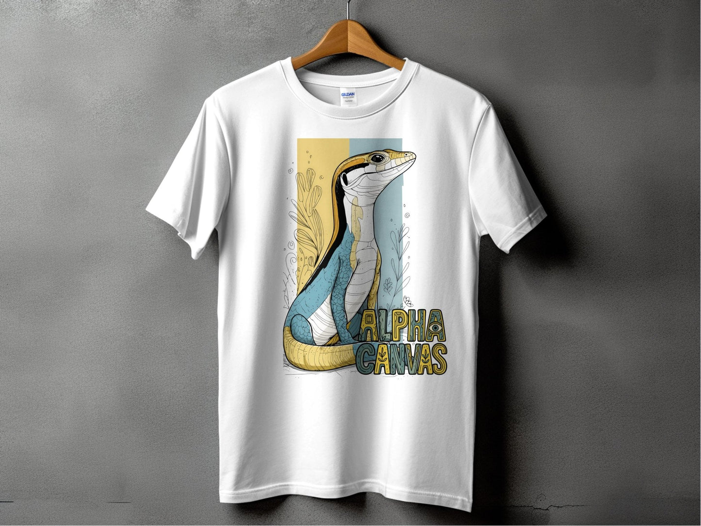 RMA APPAREL Colorful Skink Wildlife Unisex T-Shirt Sizes S - 5XL - DFTW - White T-Shirt - RMA APPAREL - Roclla Media Apparel Store