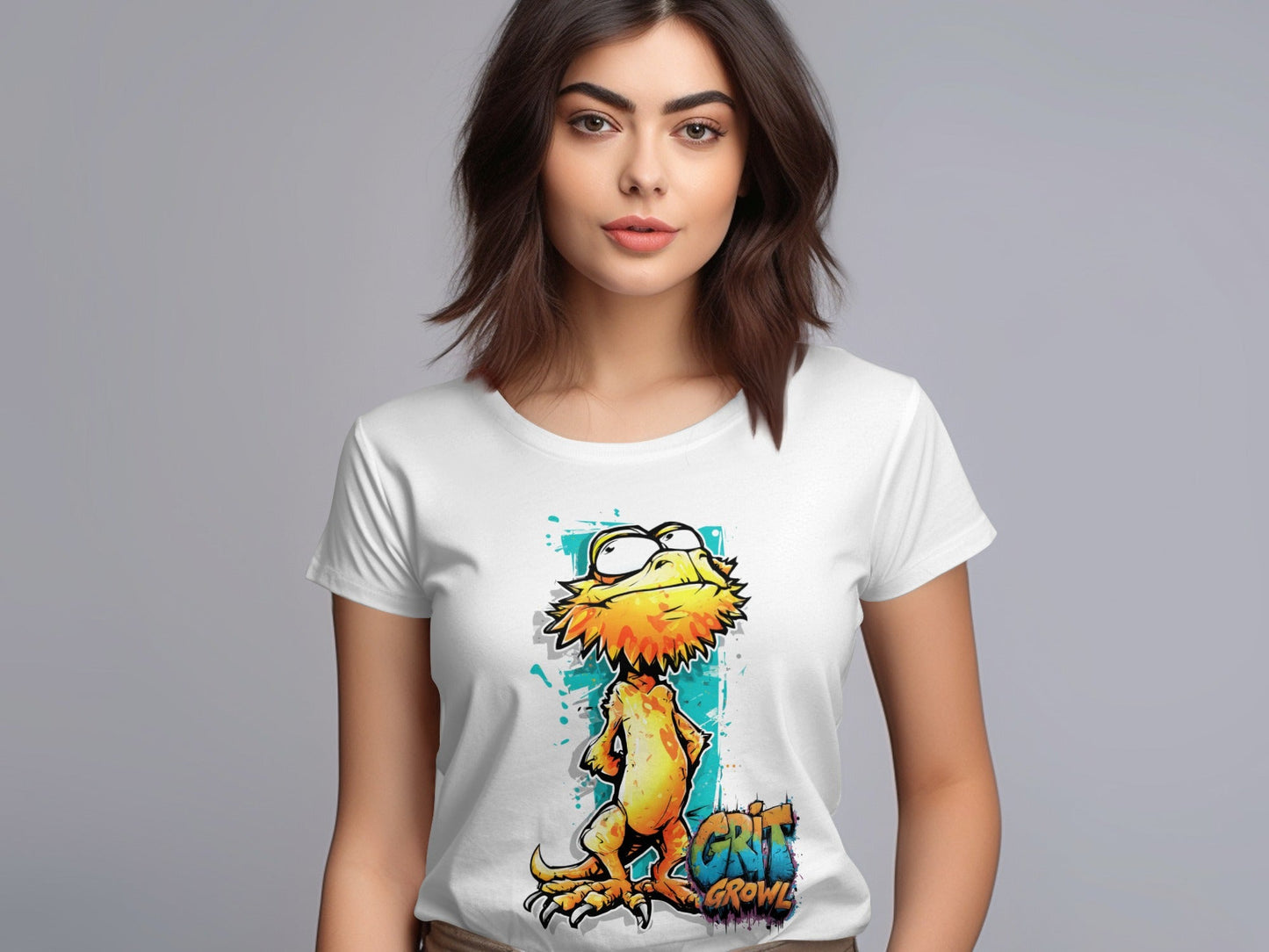 RMA APPAREL Colourful Wildlife Unisex T-Shirt Sizes S to 5XL T-Shirt - Grit & Growl White T-Shirts - RMA APPAREL - Roclla Media Apparel Store