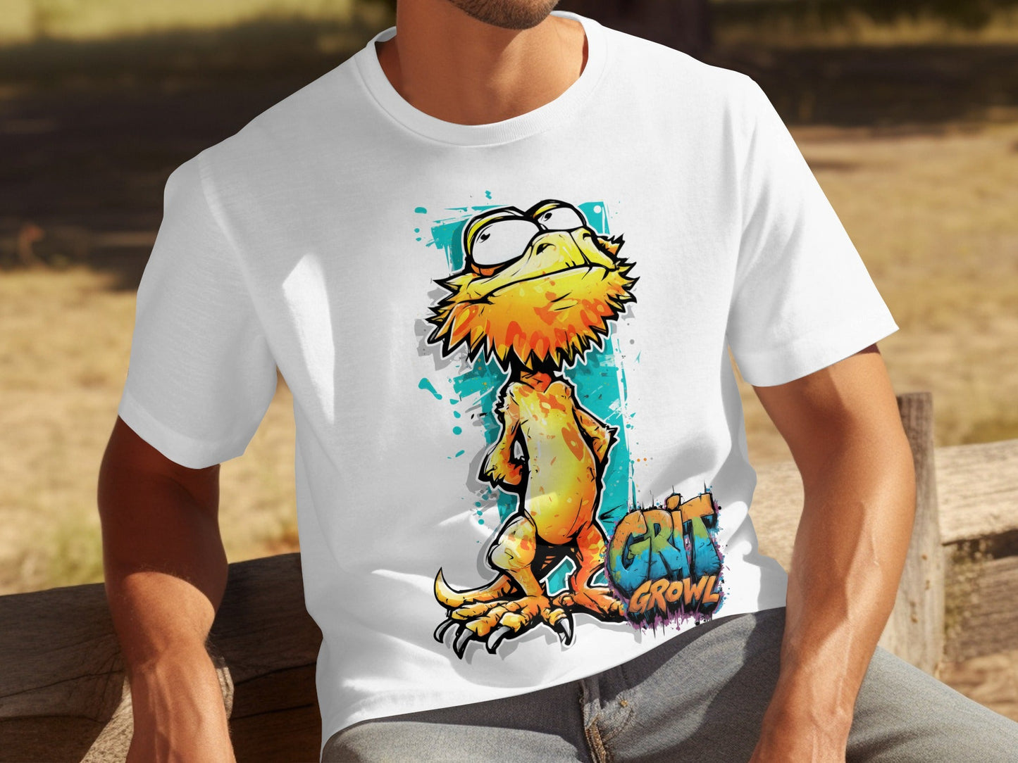 RMA APPAREL Colourful Wildlife Unisex T-Shirt Sizes S to 5XL T-Shirt - Grit & Growl White T-Shirts - RMA APPAREL - Roclla Media Apparel Store