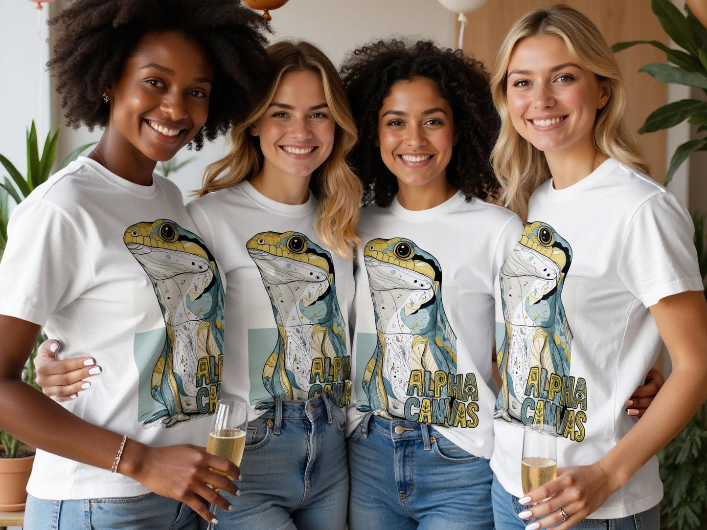 RMA APPAREL Cool Lizard Graphic Unisex Sizes S - 5XL T-Shirt - DFTW - White T-Shirt - RMA APPAREL - Roclla Media Apparel Store