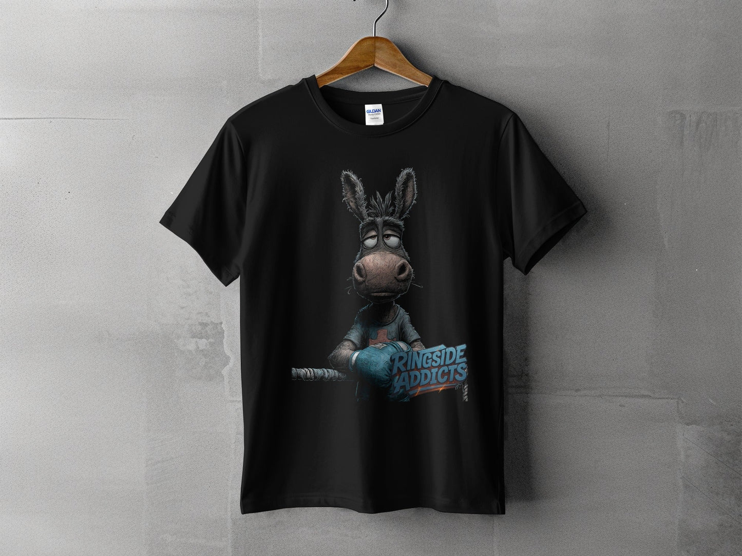 RMA APPAREL Donkey Boxer Wildlife Animal T-Shirt Sizes S - 5XL T-Shirt - Ringside Addicts White T-Shirt - RMA APPAREL - Roclla Media Apparel Store