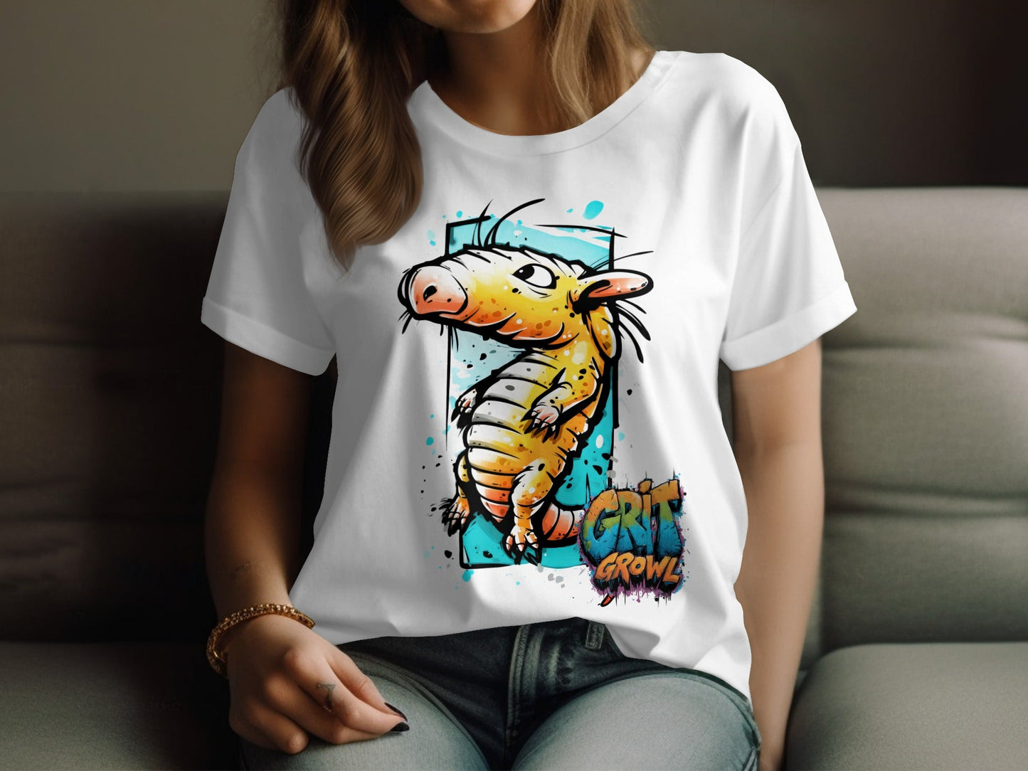 RMA APPAREL Fantasy Dragon Graphic Mens T-Shirt Sizes S 5XL T-Shirt - Grit & Growl White T-Shirts - RMA APPAREL - Roclla Media Apparel Store