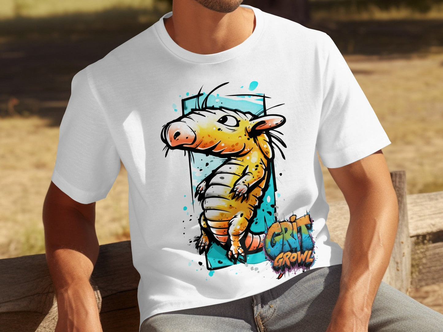 RMA APPAREL Fantasy Dragon Graphic Mens T-Shirt Sizes S 5XL T-Shirt - Grit & Growl White T-Shirts - RMA APPAREL - Roclla Media Apparel Store