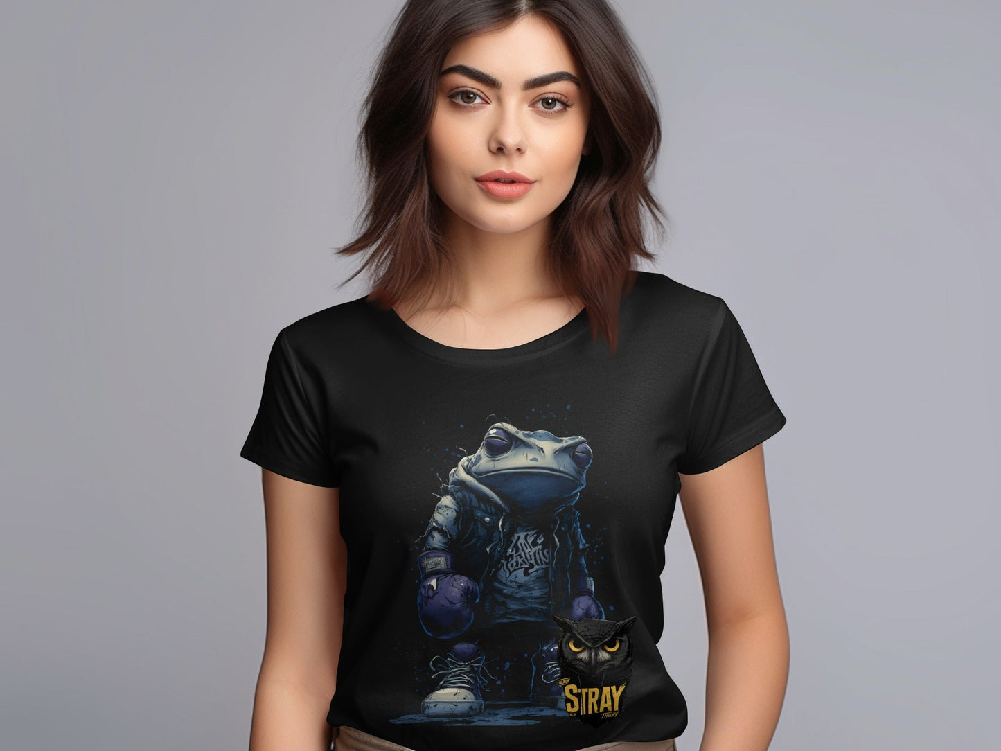RMA APPAREL Fighting Frog Unisex T-Shirt Sizes S to 5XL T-Shirt - Stray Theory White T-Shirts - RMA APPAREL - Roclla Media Apparel Store