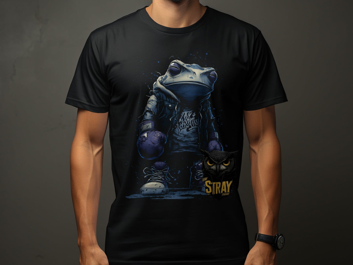 RMA APPAREL Fighting Frog Unisex T-Shirt Sizes S to 5XL T-Shirt - Stray Theory White T-Shirts - RMA APPAREL - Roclla Media Apparel Store