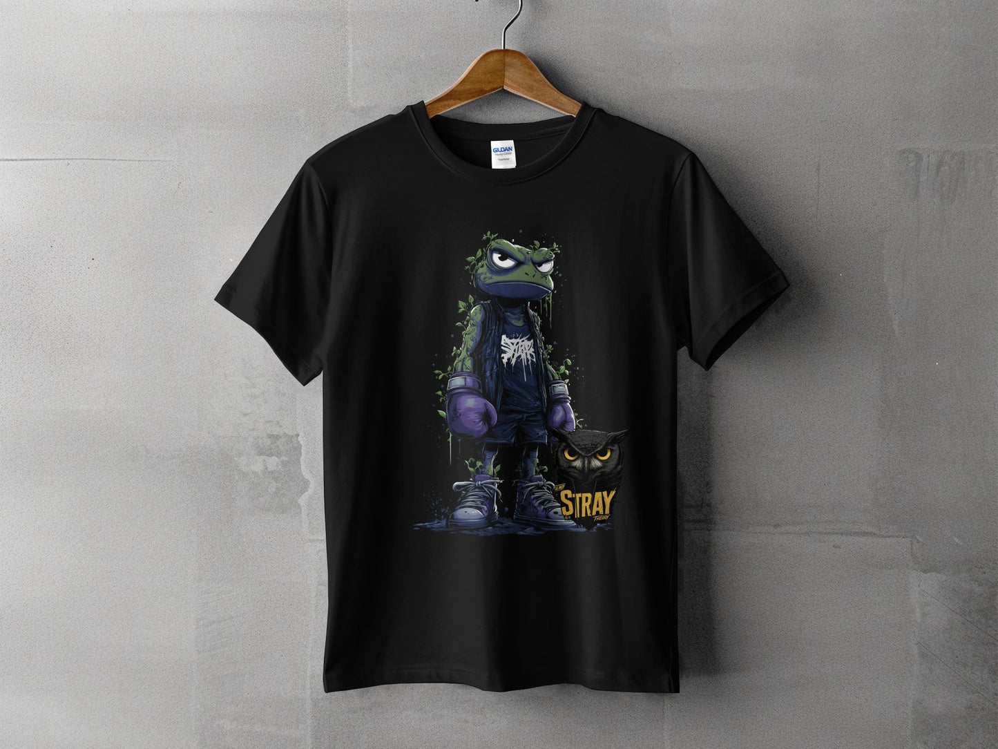 RMA APPAREL Frog Boxer Wildlife Streetwear Unisex T-Shirt - Stray Theory White T-Shirts - RMA APPAREL - Roclla Media Apparel Store