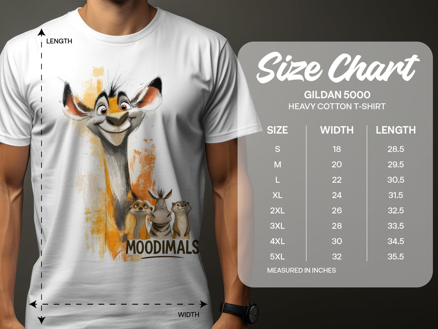 RMA APPAREL Hyena T-Shirt, Moodimals T-Shirt, Wildlife Shirt S - 5XL - Moodimals Unisex T-Shirt - RMA APPAREL - Roclla Media Apparel Store