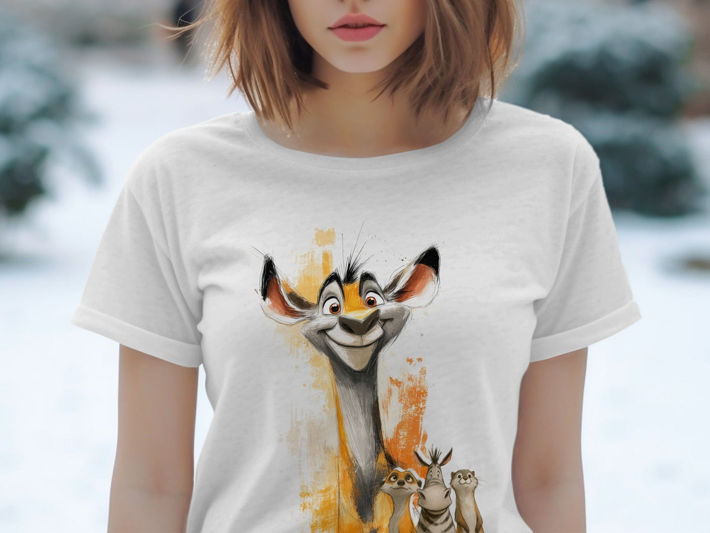RMA APPAREL Hyena T-Shirt, Moodimals T-Shirt, Wildlife Shirt S - 5XL - Moodimals Unisex T-Shirt - RMA APPAREL - Roclla Media Apparel Store