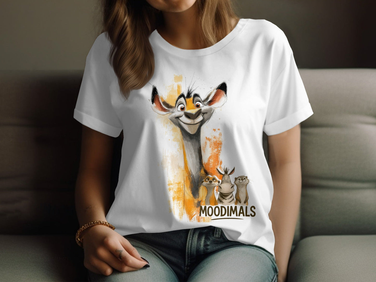 RMA APPAREL Hyena T-Shirt, Moodimals T-Shirt, Wildlife Shirt S - 5XL - Moodimals Unisex T-Shirt - RMA APPAREL - Roclla Media Apparel Store