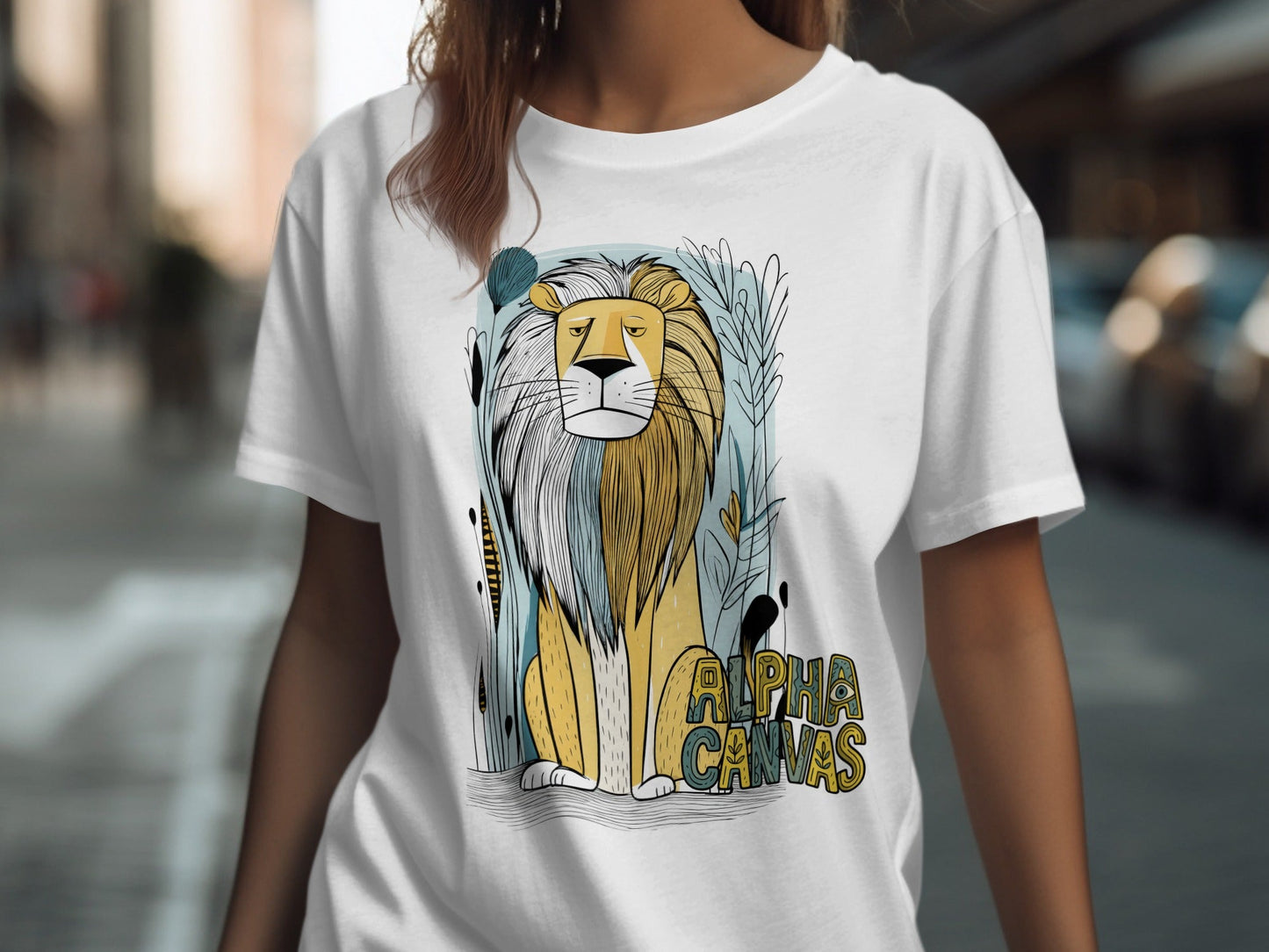 RMA APPAREL Lion Graphic Design Unisex T-Shirt Sizes S to 5XL T-Shirt - DFTW - White T-Shirt - RMA APPAREL - Roclla Media Apparel Store