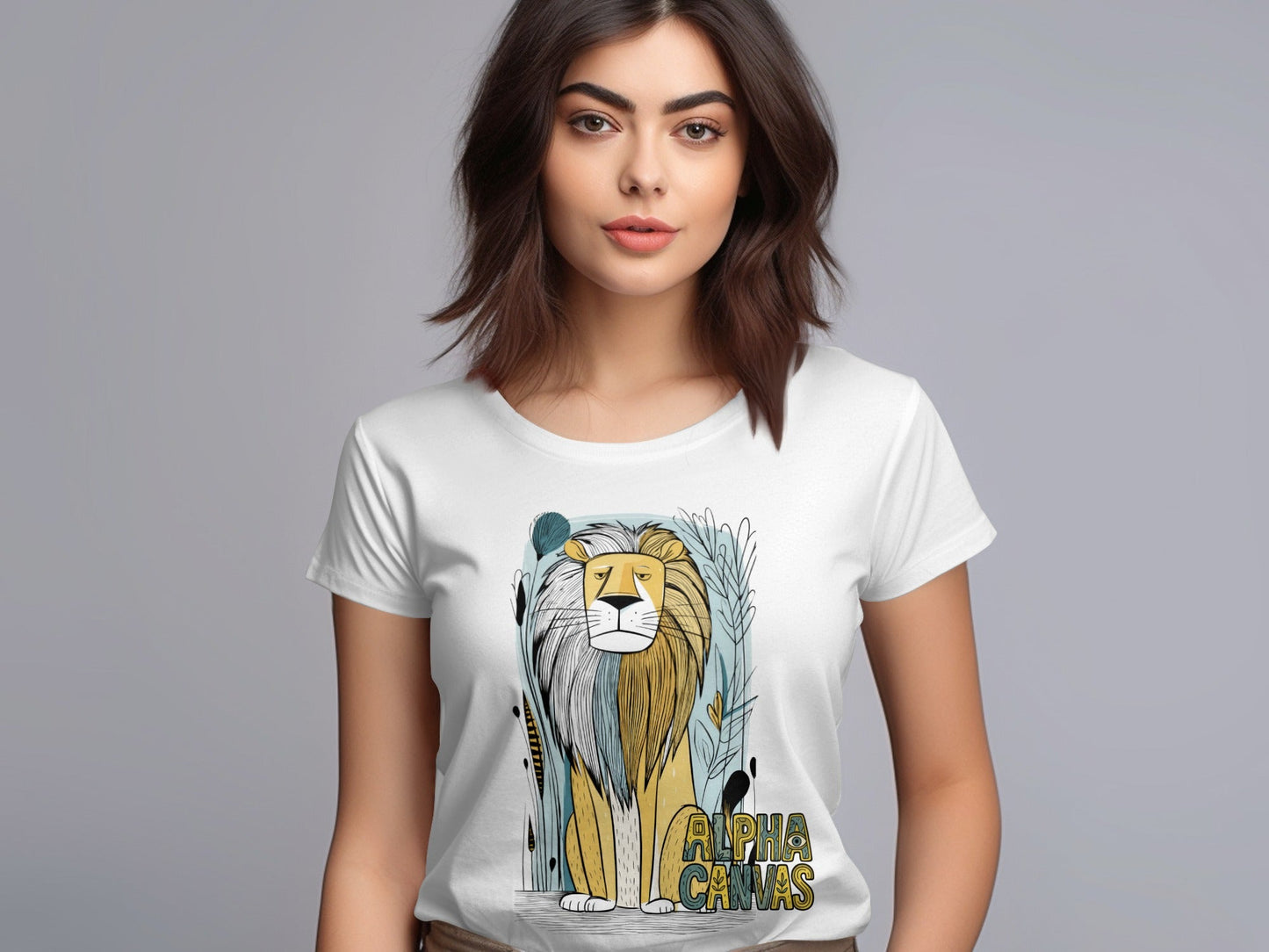 RMA APPAREL Lion Graphic Design Unisex T-Shirt Sizes S to 5XL T-Shirt - DFTW - White T-Shirt - RMA APPAREL - Roclla Media Apparel Store