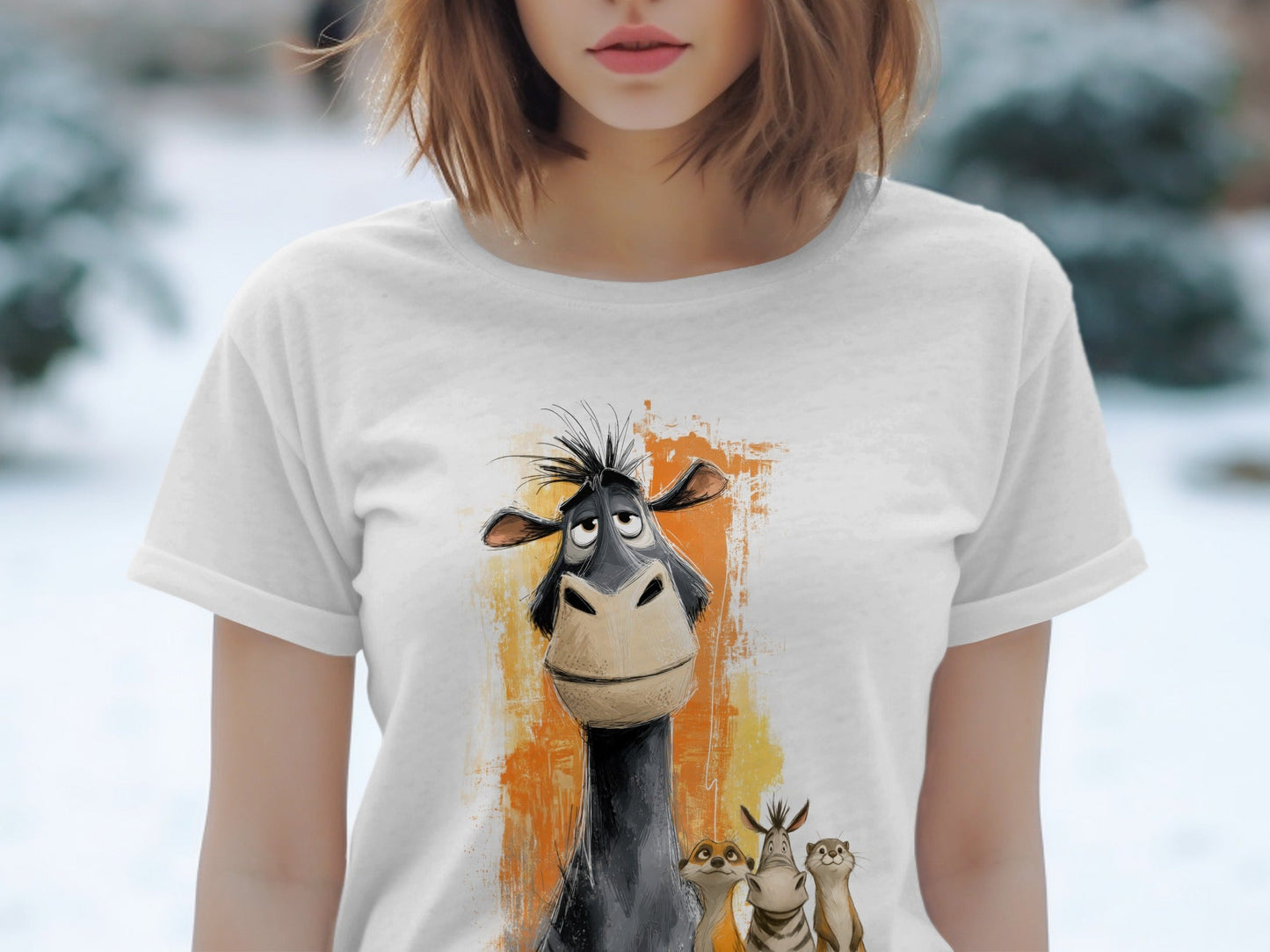 RMA APPAREL Moodimals T-Shirt, Wildlife Tee, Animal Graphic T-Shirt, Sizes S - 5XL - Moodimals Unisex T-Shirt - RMA APPAREL - Roclla Media Apparel Store