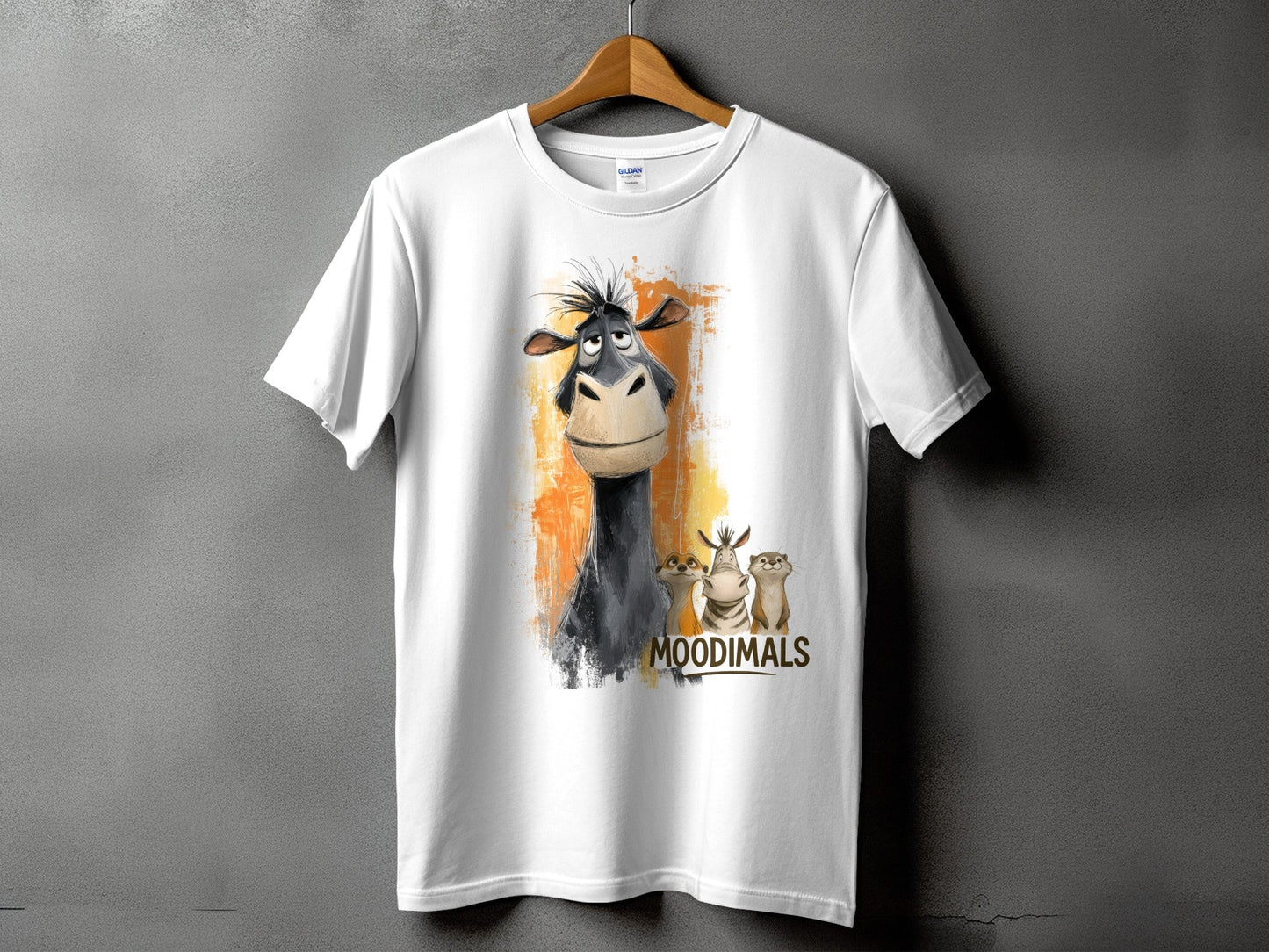 RMA APPAREL Moodimals T-Shirt, Wildlife Tee, Animal Graphic T-Shirt, Sizes S - 5XL - Moodimals Unisex T-Shirt - RMA APPAREL - Roclla Media Apparel Store