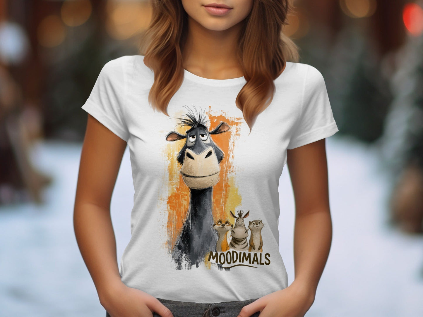 RMA APPAREL Moodimals T-Shirt, Wildlife Tee, Animal Graphic T-Shirt, Sizes S - 5XL - Moodimals Unisex T-Shirt - RMA APPAREL - Roclla Media Apparel Store
