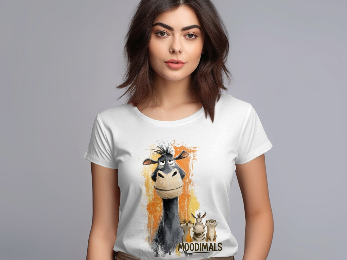 RMA APPAREL Moodimals T-Shirt, Wildlife Tee, Animal Graphic T-Shirt, Sizes S - 5XL - Moodimals Unisex T-Shirt - RMA APPAREL - Roclla Media Apparel Store