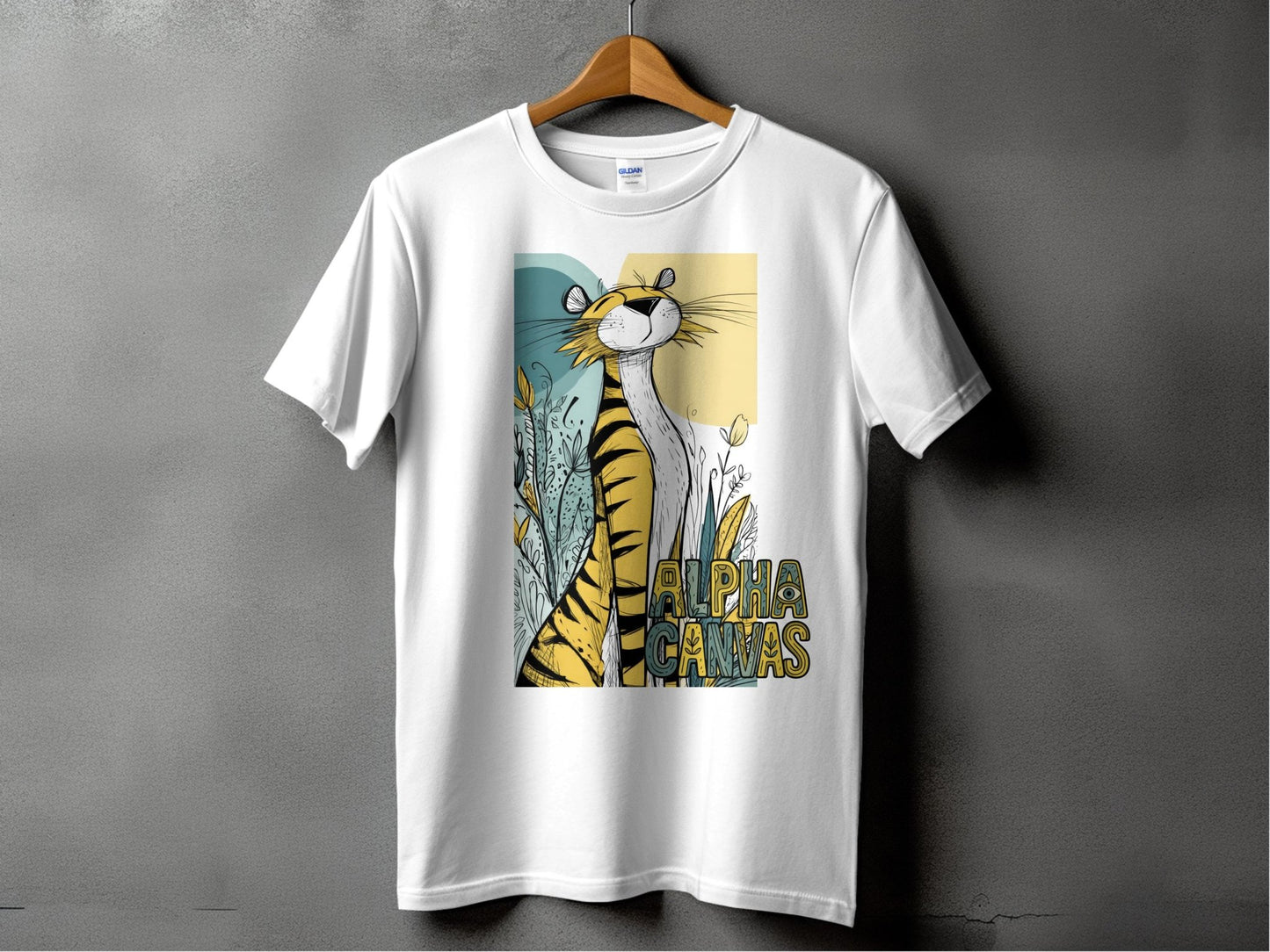 RMA APPAREL Tiger Graphic Unisex T-Shirt Sizes S 5XL product type - DFTW - White T-Shirt - RMA APPAREL - Roclla Media Apparel Store