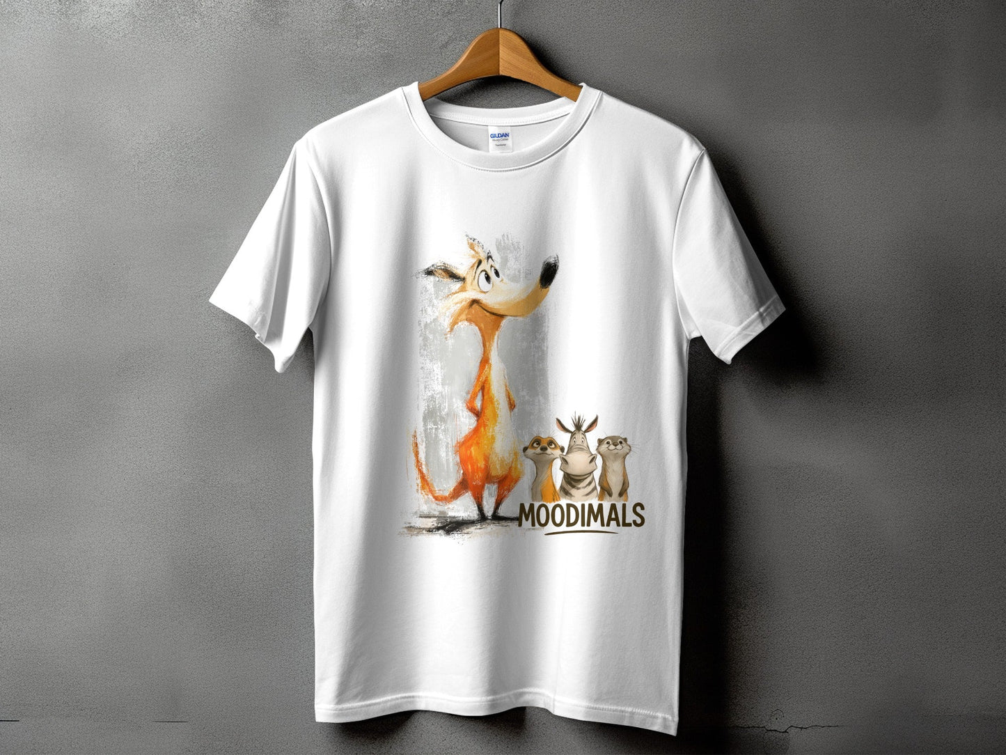 RMA APPAREL Wildlife T-Shirt, Meerkat T-Shirt, Mens Womens T-shirt, S - 5XL - Moodimals Unisex T-Shirt - RMA APPAREL - Roclla Media Apparel Store