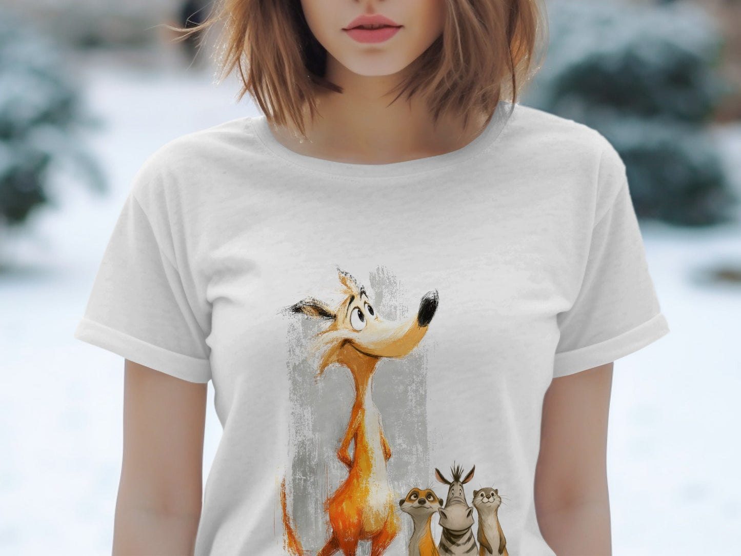 RMA APPAREL Wildlife T-Shirt, Meerkat T-Shirt, Mens Womens T-shirt, S - 5XL - Moodimals Unisex T-Shirt - RMA APPAREL - Roclla Media Apparel Store