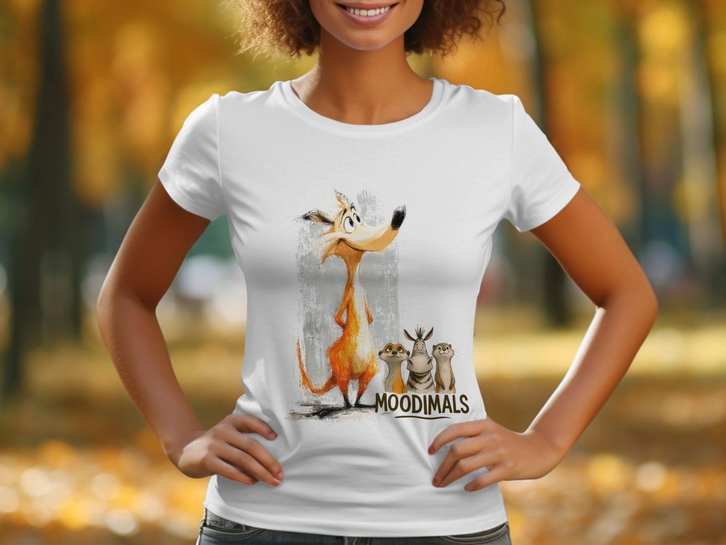 RMA APPAREL Wildlife T-Shirt, Meerkat T-Shirt, Mens Womens T-shirt, S - 5XL - Moodimals Unisex T-Shirt - RMA APPAREL - Roclla Media Apparel Store