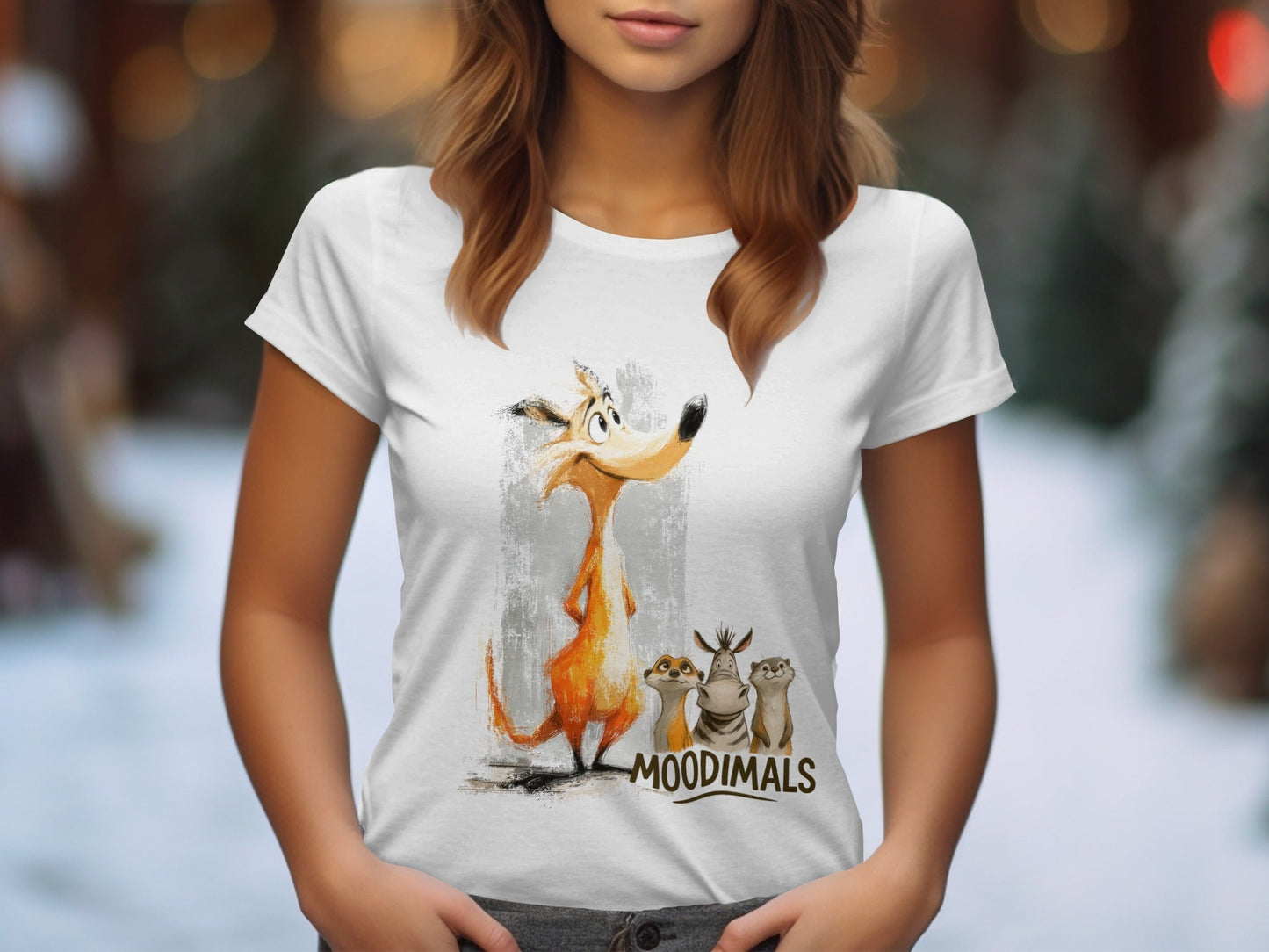 RMA APPAREL Wildlife T-Shirt, Meerkat T-Shirt, Mens Womens T-shirt, S - 5XL - Moodimals Unisex T-Shirt - RMA APPAREL - Roclla Media Apparel Store