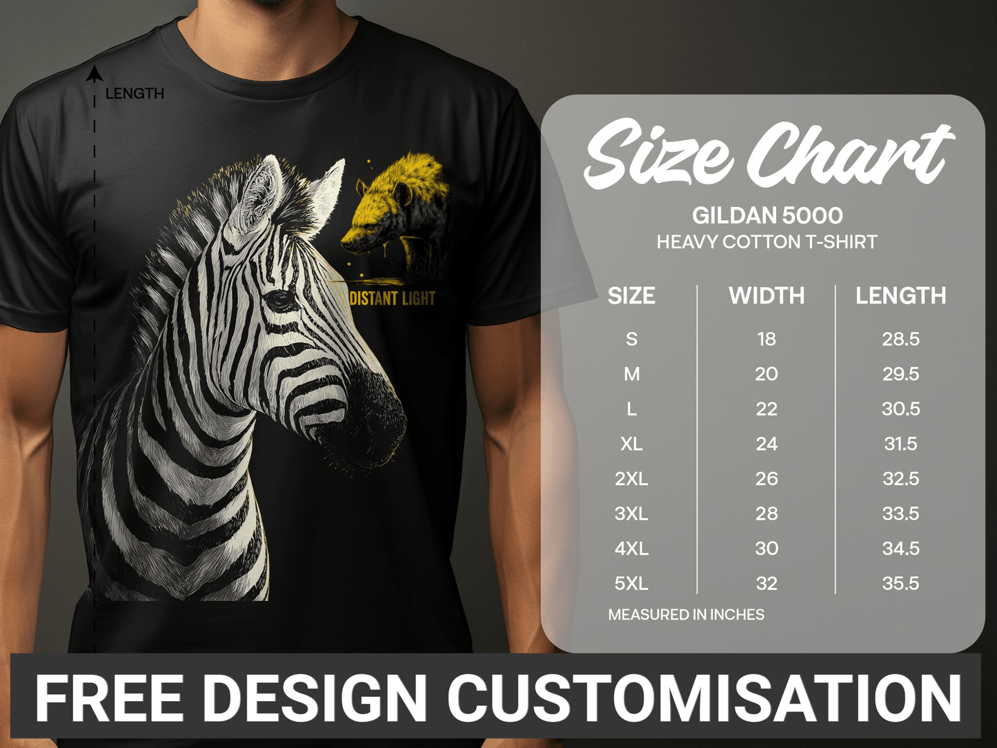 RMA APPAREL Zebra illustration Mammal Art Unisex T-Shirt Sizes S - 5XL - Distant Light White T-Shirts - RMA APPAREL - Roclla Media Apparel Store
