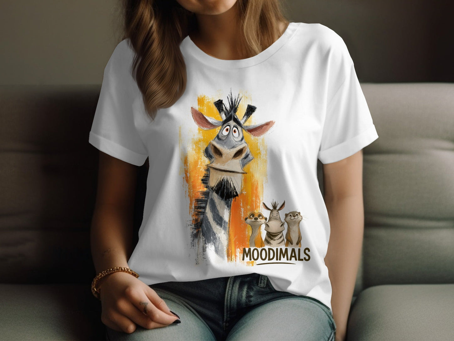 RMA APPAREL Zebra T-Shirt, S to 5XL, Wildlife Unisex Tee, Fun Animal - Moodimals Unisex T-Shirt - RMA APPAREL - Roclla Media Apparel Store