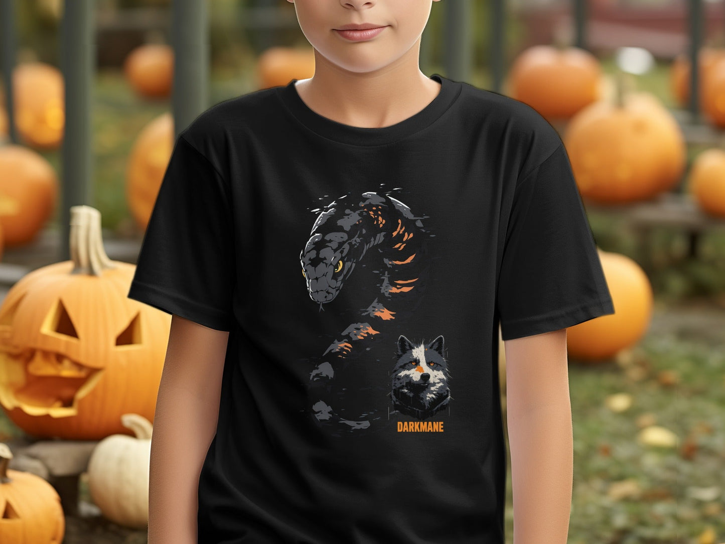 Street Art Snake Wildlife Darkmane Sizes S to 5XL Unisex T-Shirt - Darkmane Black T-Shirt - RMA APPAREL - Roclla Media Apparel Store