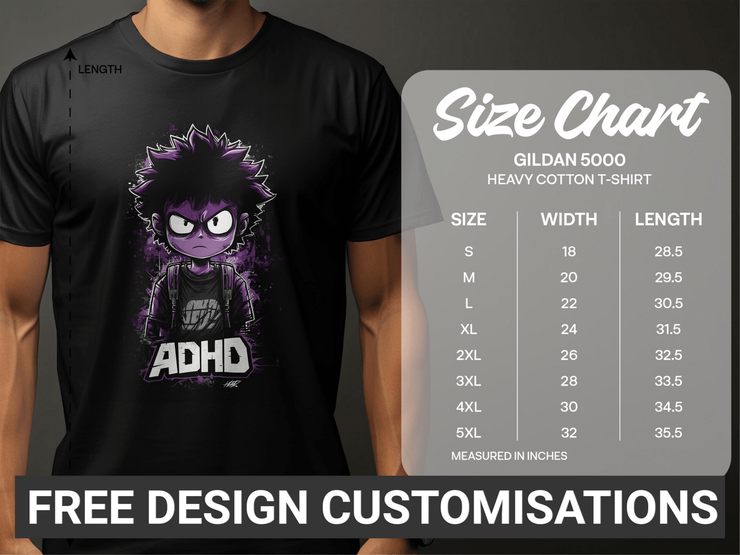 Urban Art Anime Graffiti From Size S To 5XL Unisex T-Shirt - ADHA Black T-Shirt - RMA APPAREL - Roclla Media Apparel Store