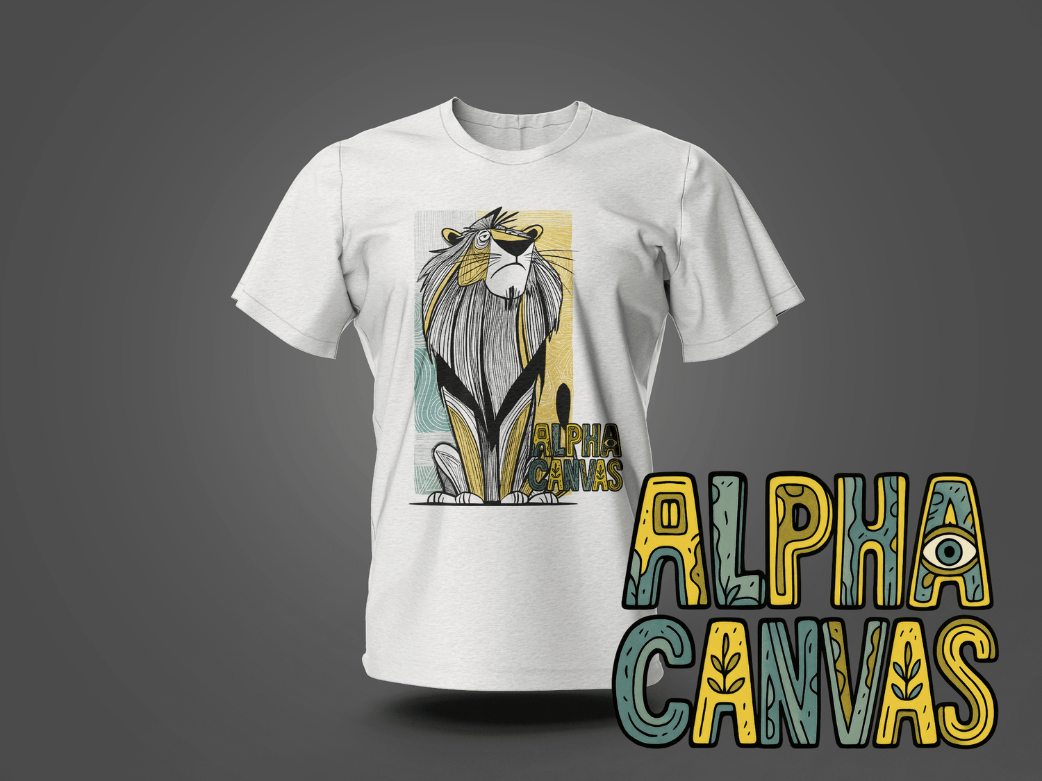 Alpha Canvas: Illustrated Animal Art Tees - RMA APPAREL - Roclla Media Apparel Store