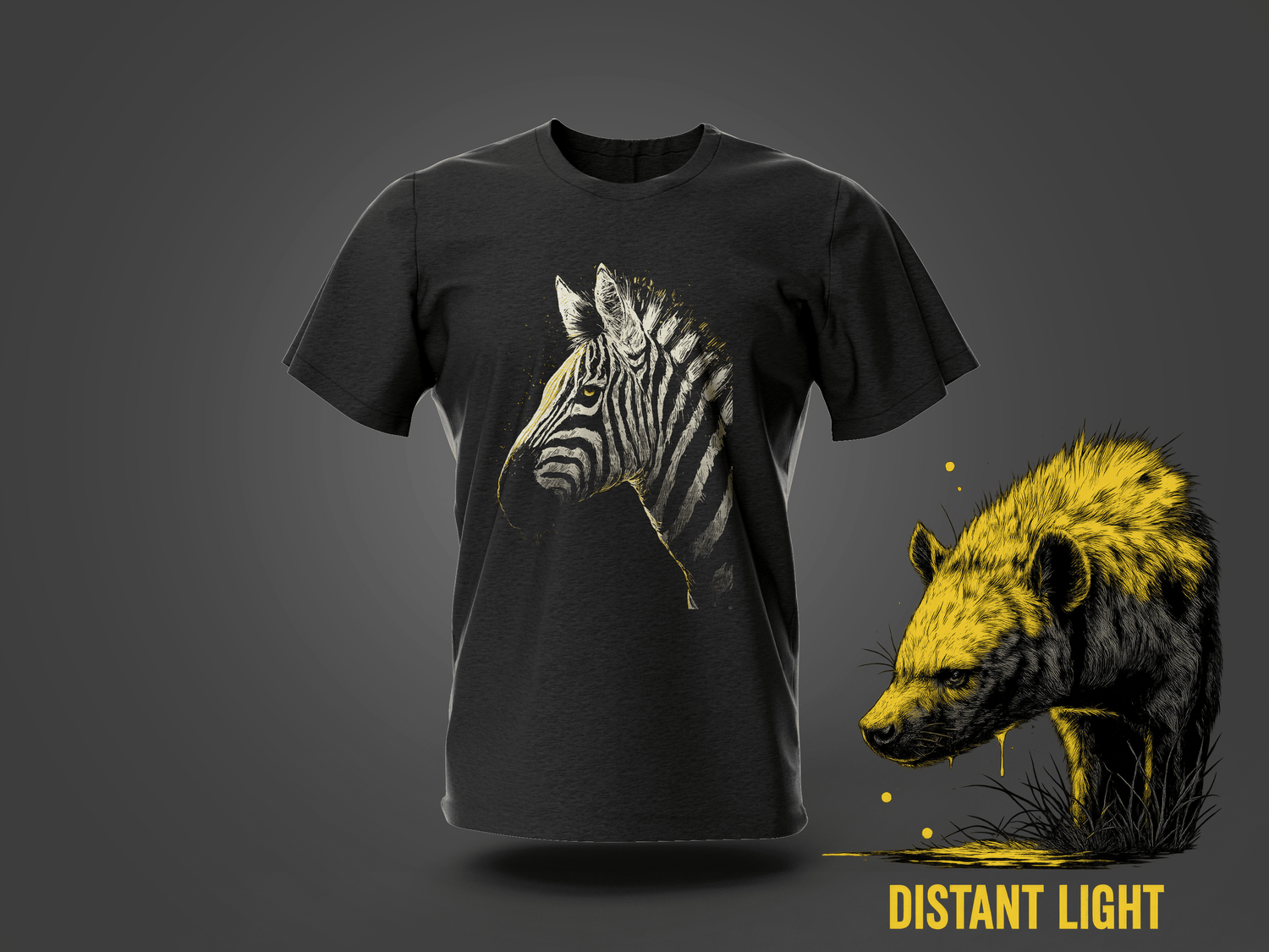 Distant Light: Shadow & Spirit Wildlife Apparel - RMA APPAREL - Roclla Media Apparel Store