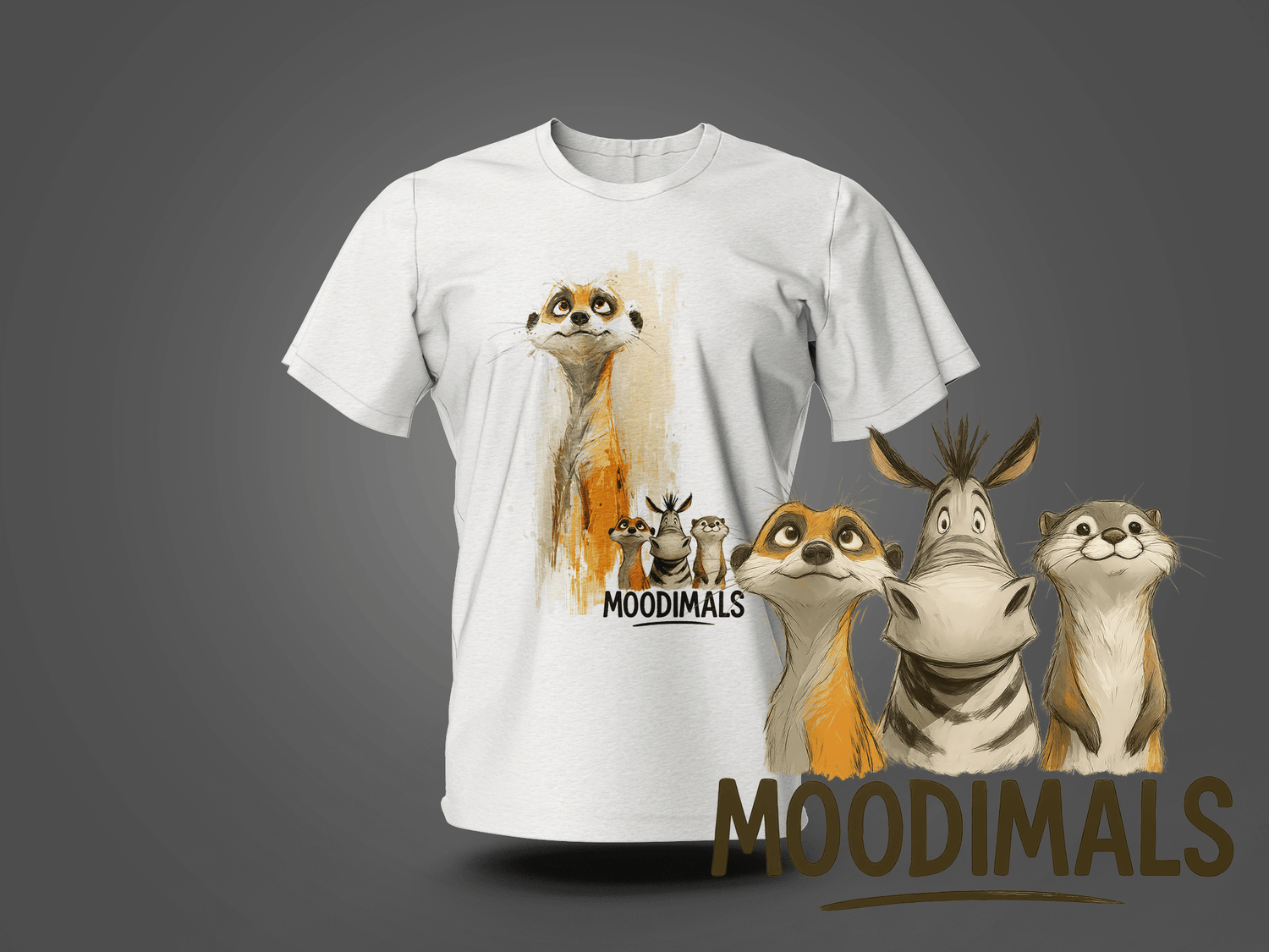 Moodimals: Expressive Animal Character Apparel - RMA APPAREL - Roclla Media Apparel Store