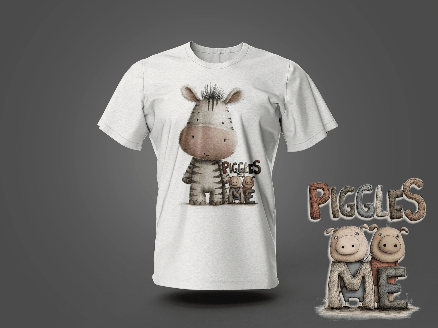 Piggles & Me: Adorable Animal Tee Collection - RMA APPAREL - Roclla Media Apparel Store
