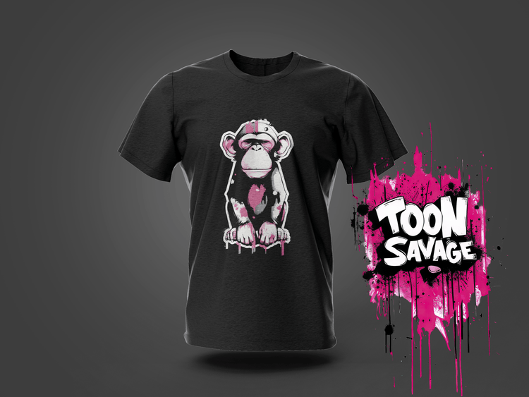 Toon Savage: Graffiti Drip Cartoon Streetwear - RMA APPAREL - Roclla Media Apparel Store