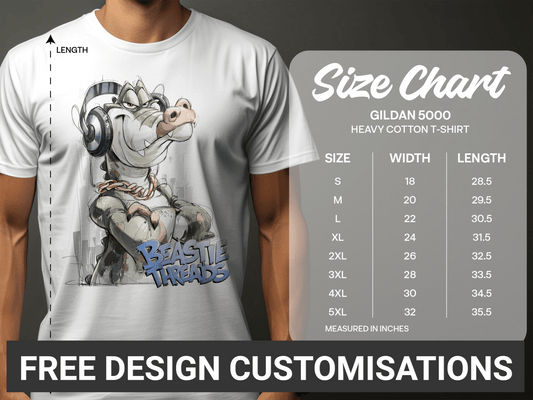 RMA APPAREL Alligator T-Shirt, S - 5XL, Cool Croc Tee, Animal Lover 🐊 - Beastie Threads White T-Shirt - RMA APPAREL - Roclla Media Apparel Store
