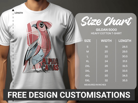 RMA APPAREL Artistic Cockatoo Wildlife Illustration T-Shirt - DFTW - White T-Shirt - RMA APPAREL - Roclla Media Apparel Store